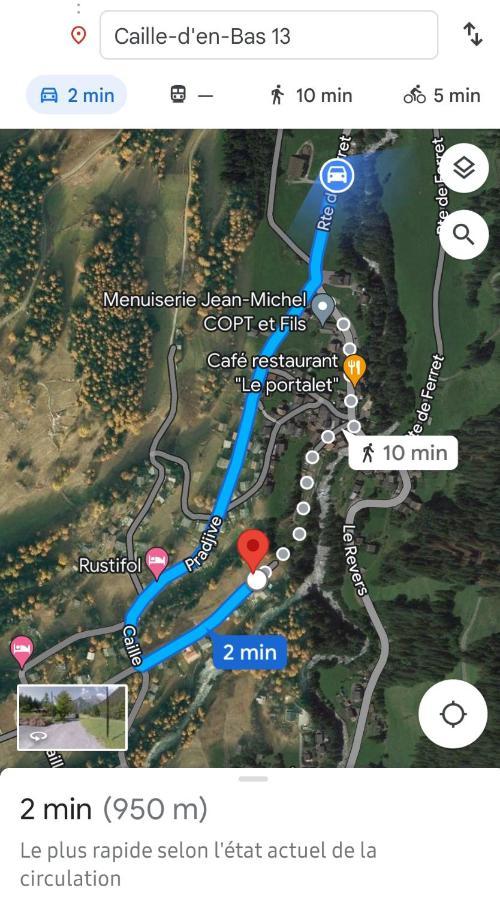 Chez Pierre Lägenhet Praz-de-Fort Exteriör bild